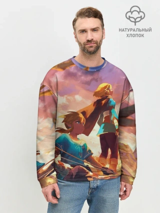 Мужской свитшот базовый / Legend of Zelda | Легенда о Зельде