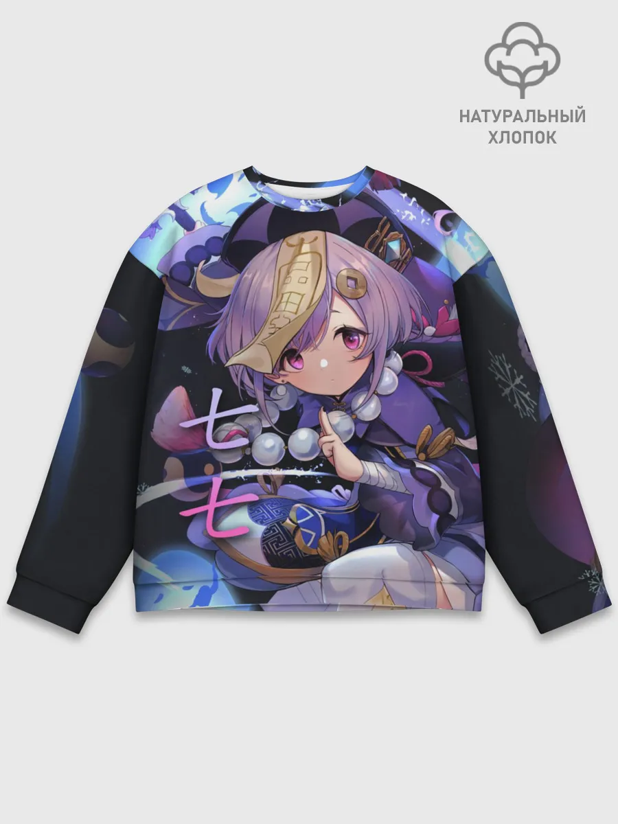 Мужской свитшот базовый / Genshin Impact: Qiqi