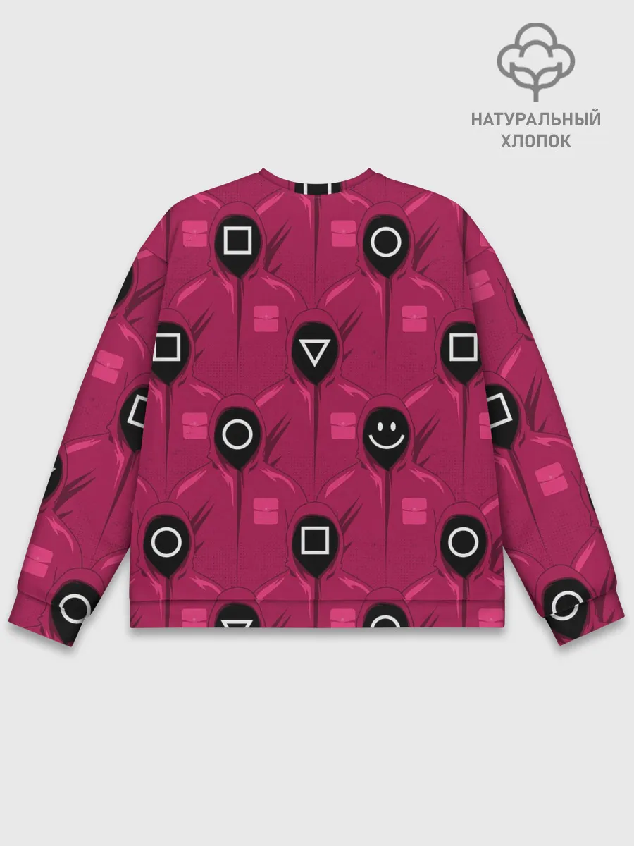 Мужской свитшот базовый / СОТРУДНИКИ ИГРЫ В КАЛЬМАРА