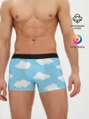 Мужские трусы боксеры / Белые облака