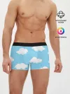 Мужские трусы боксеры / Белые облака