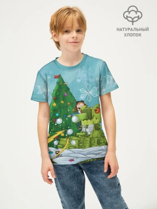 Детская футболка хлопок / Gerand снежные шары