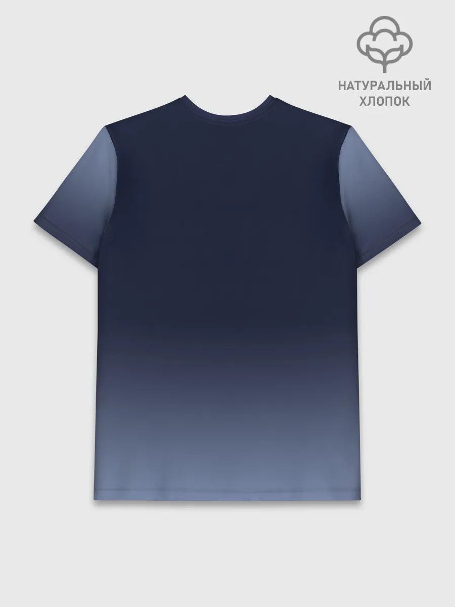 Мужская базовая футболка хлопок / Гагарин