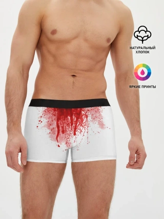 Мужские трусы боксеры / Кровь