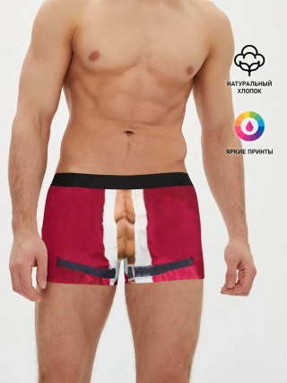 Мужские трусы боксеры / Костюм Деда Мороза