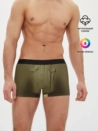 Мужские трусы боксеры / Солдатская форма