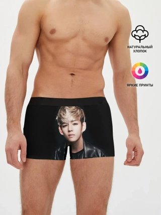 Мужские трусы боксеры / Вишня
