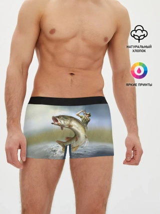 Мужские трусы боксеры / Щука