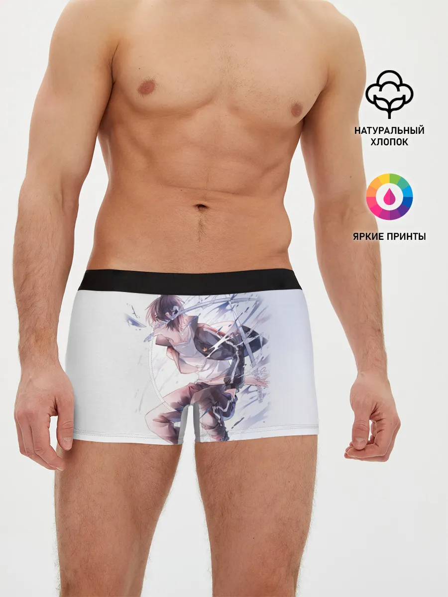 Мужские трусы боксеры / Летающий Ябоку