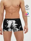 Мужские трусы боксеры / Черно-белая Мику Хацунэ