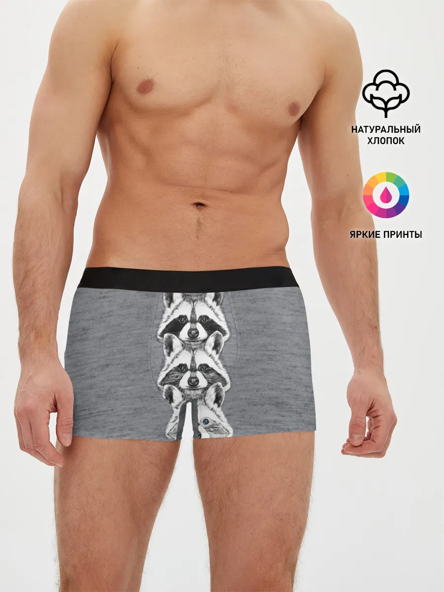 Мужские трусы боксеры / Еноты