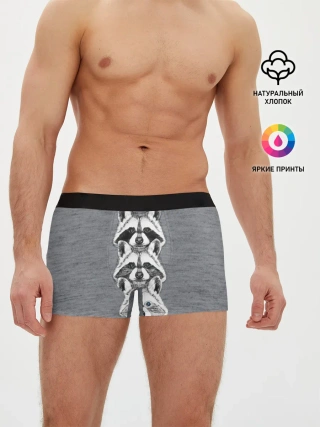 Мужские трусы боксеры / Еноты