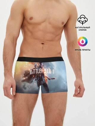 Мужские трусы боксеры / Battlefield 1 | Под дирижаблем