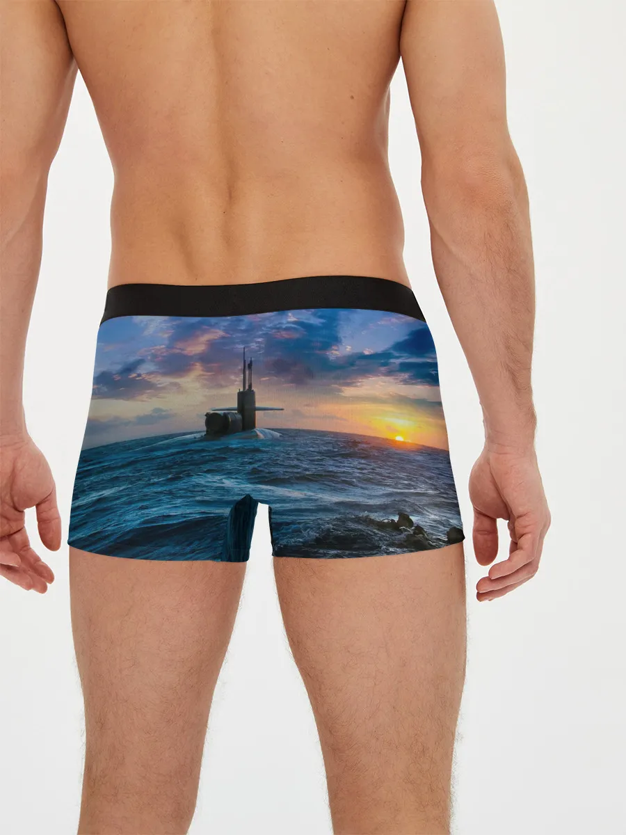 Мужские трусы боксеры / Подводная лодка