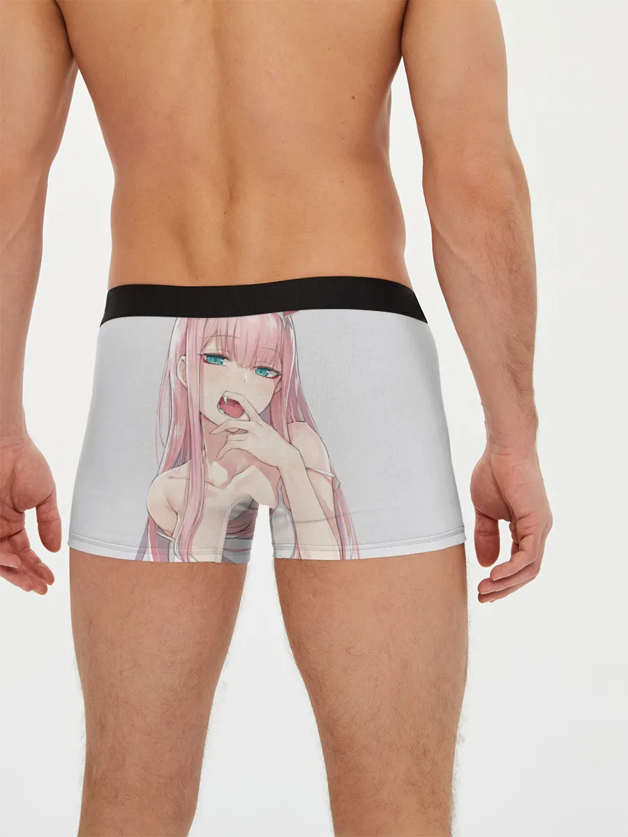 Мужские трусы боксеры / Ahegao Zero Two