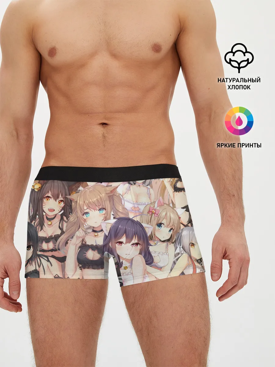 Мужские трусы боксеры / Эччи гарем