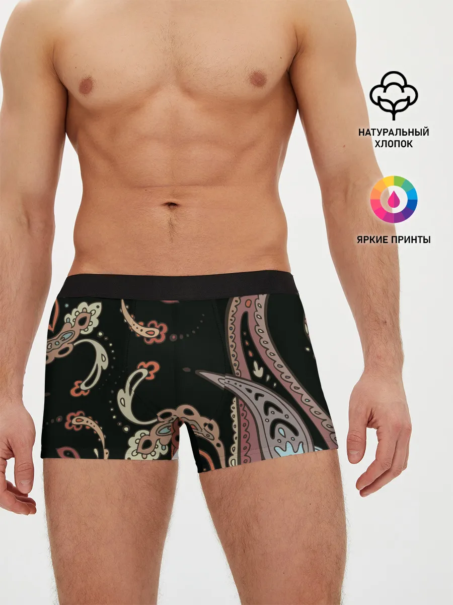 Мужские трусы боксеры / Расписной узор
