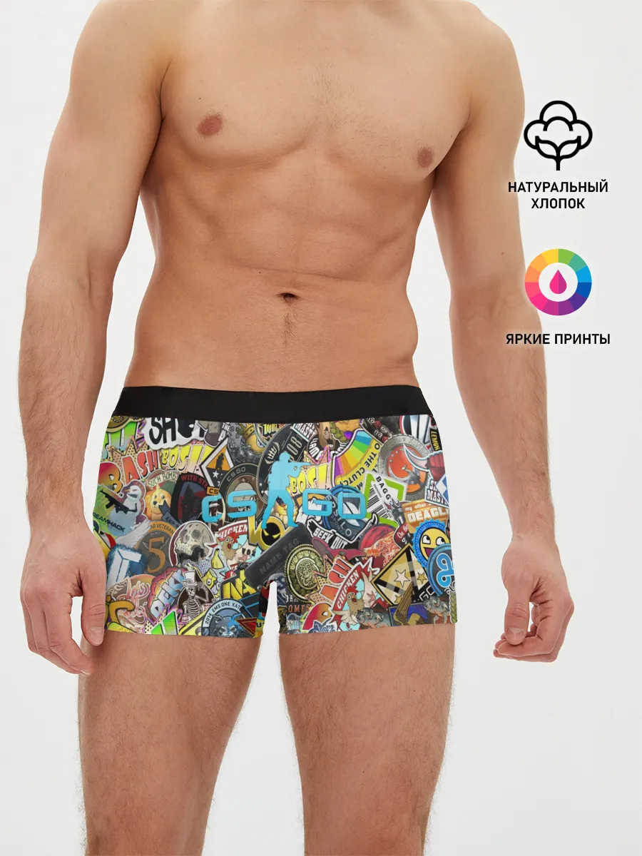 Мужские трусы боксеры / CS GO