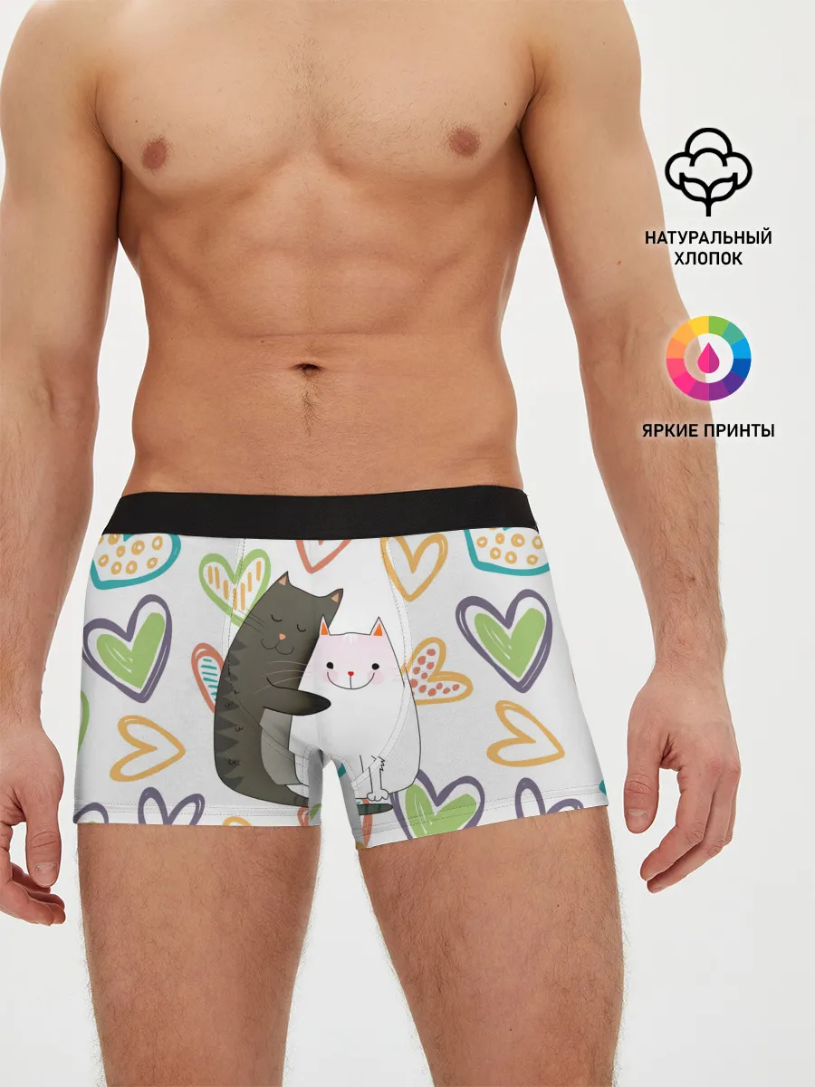 Мужские трусы боксеры / Сладкая парочка