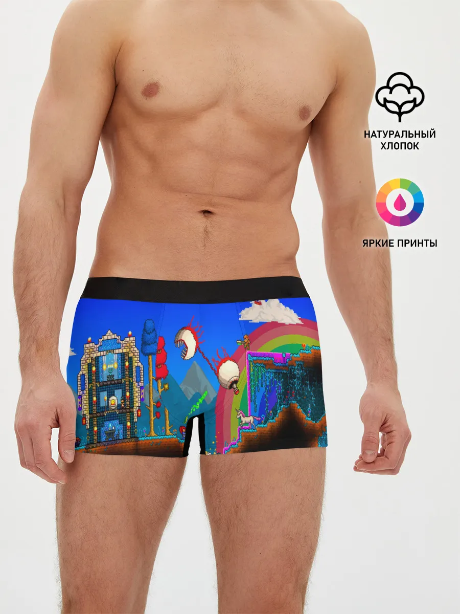 Мужские трусы боксеры / TERRARIA GAME