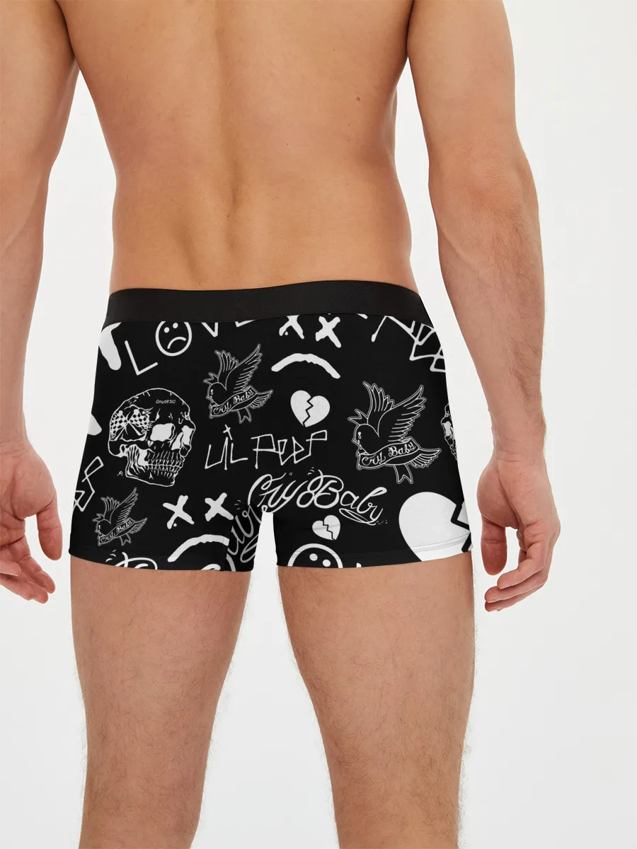 Мужские трусы боксеры / Lil Peep