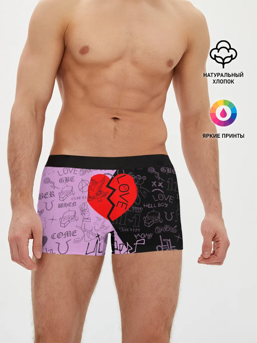 Мужские трусы боксеры / LIL PEEP.