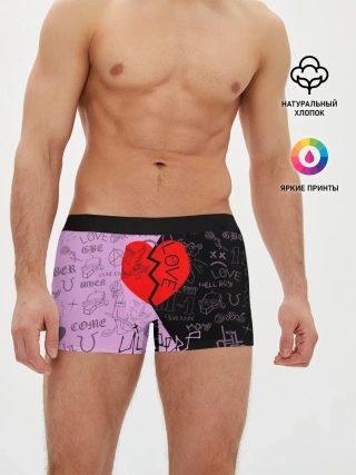 Мужские трусы боксеры / LIL PEEP.