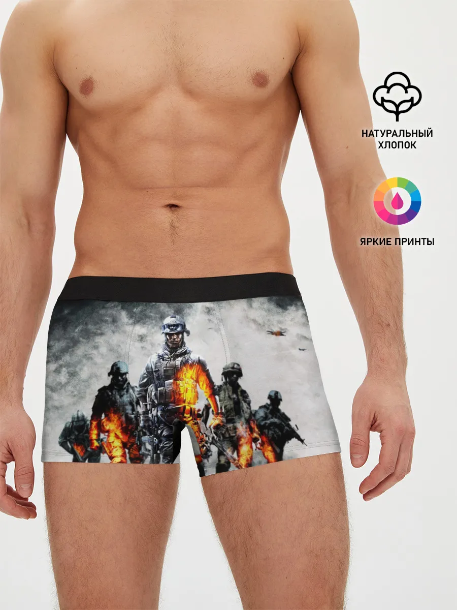 Мужские трусы боксеры / Battlefield | Батлфилд