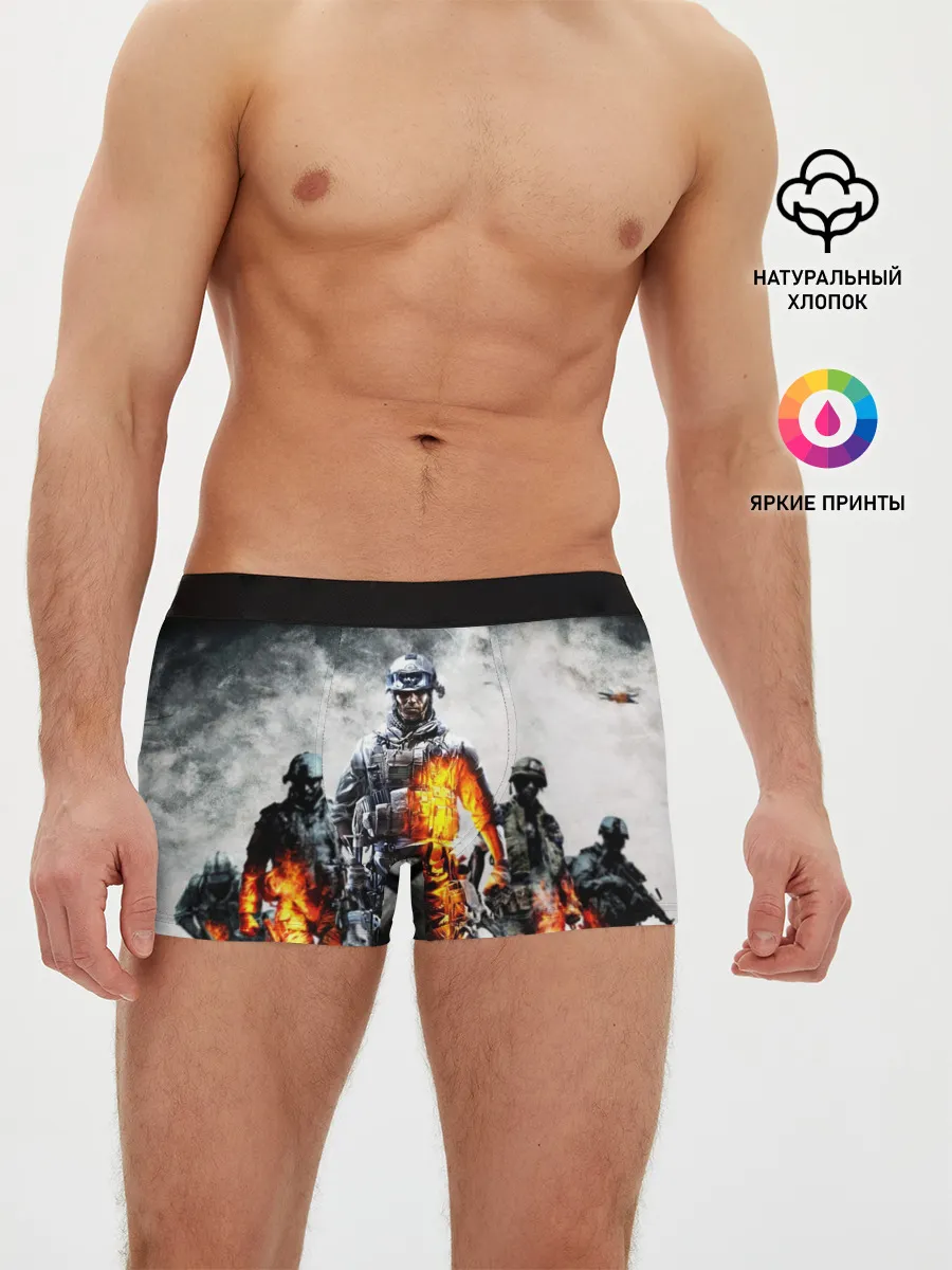 Мужские трусы боксеры / Battlefield | Батлфилд