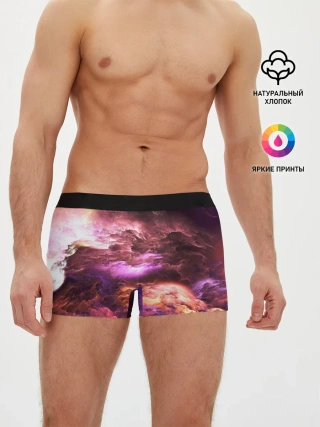 Мужские трусы боксеры / закат абстракция