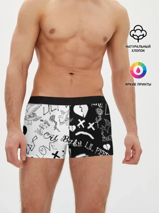 Мужские трусы боксеры / LIL PEEP