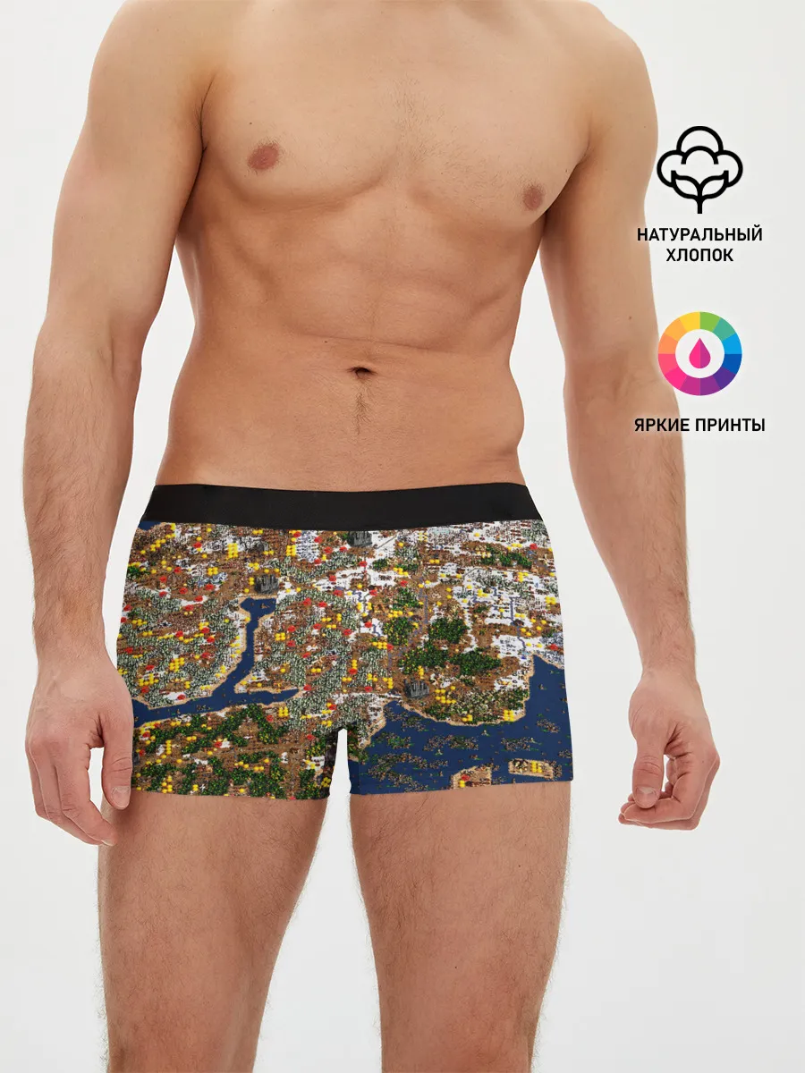 Мужские трусы боксеры / Герои 3 Карта