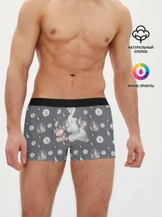 Мужские трусы боксеры / Слоник