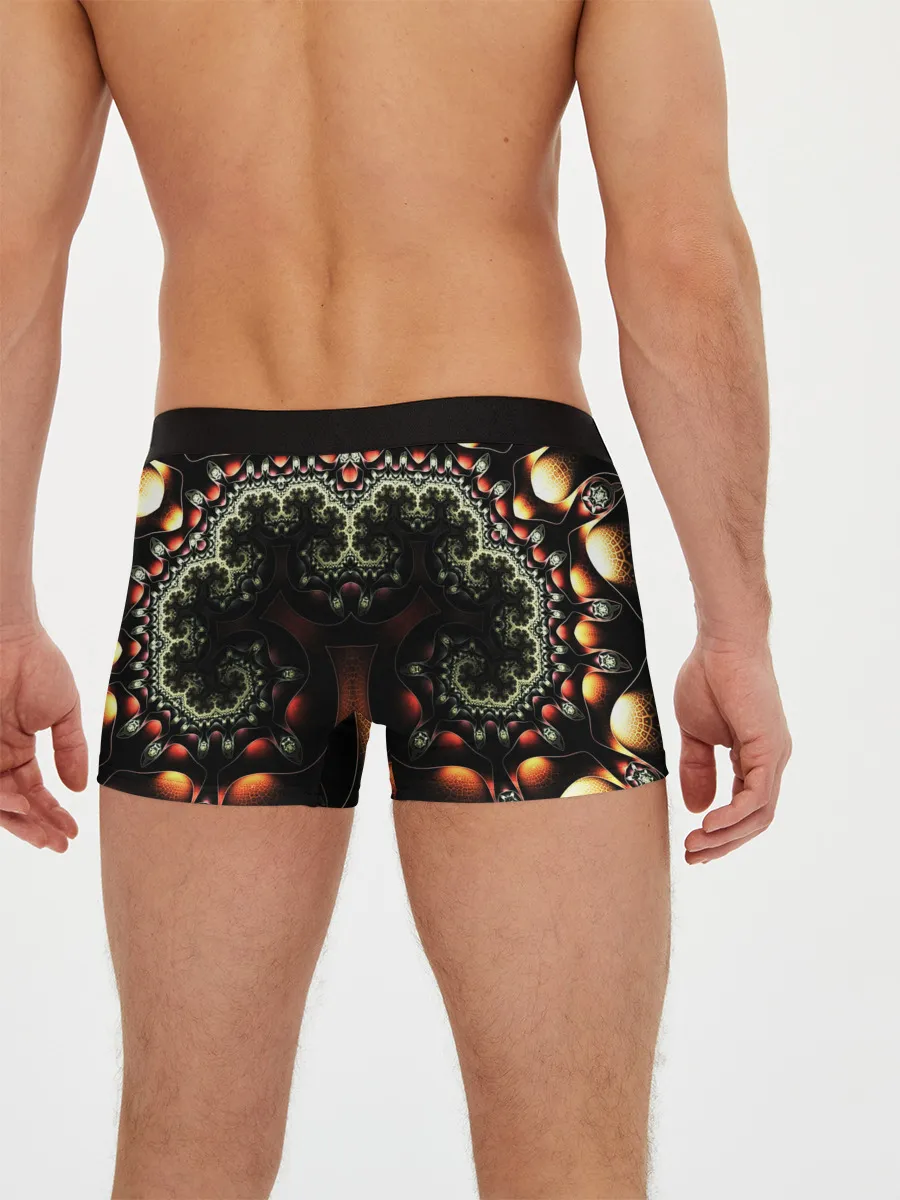 Мужские трусы боксеры / ФРАКТАЛЬНЫЙ ОПТИЧЕСКИЙ УЗОР