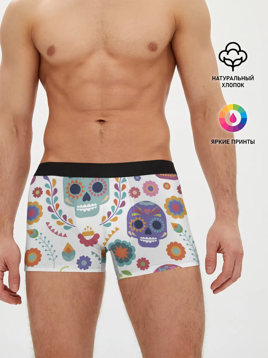 Мужские трусы боксеры / Мексиканские мотивы