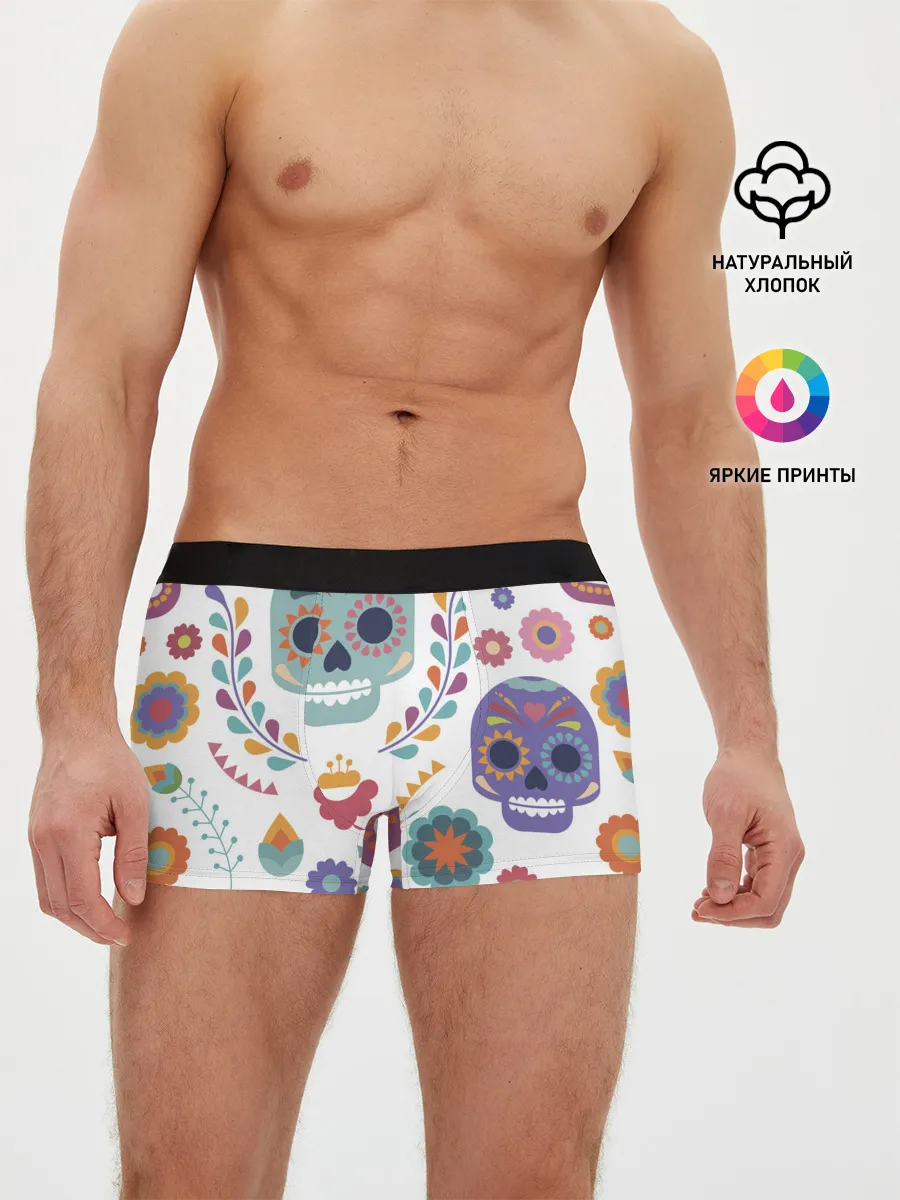 Мужские трусы боксеры / Мексиканские мотивы