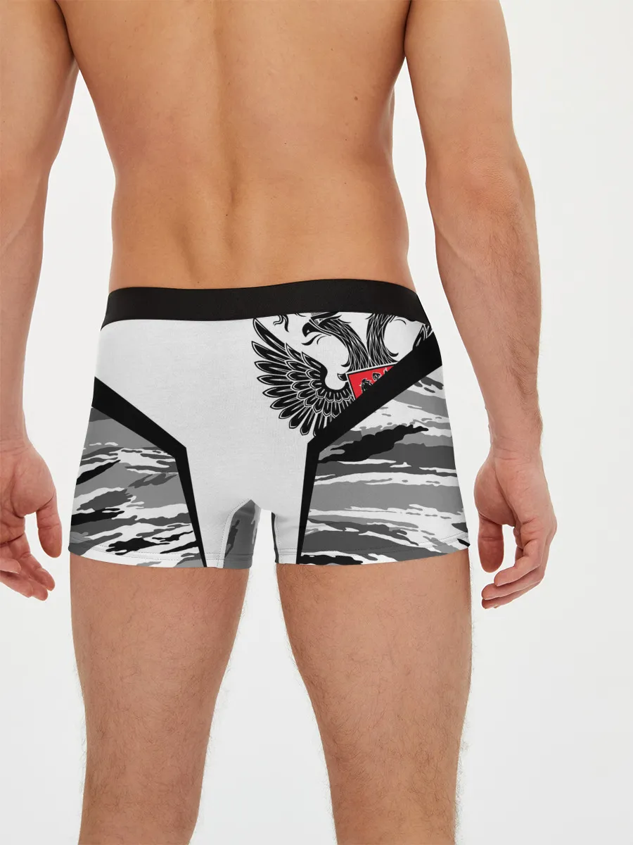 Мужские трусы боксеры / Камуфляж Россия