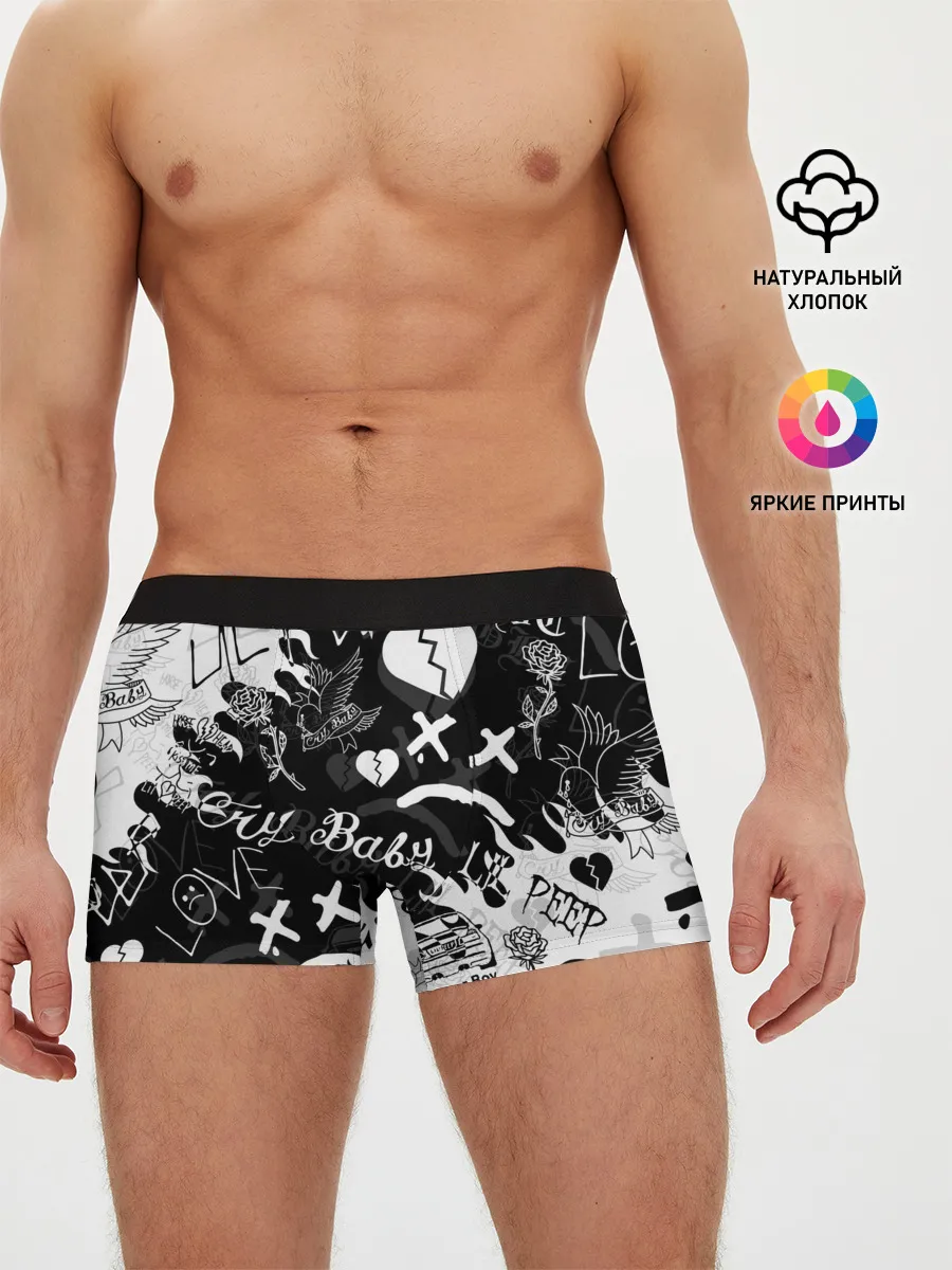 Мужские трусы боксеры / LIL PEEP