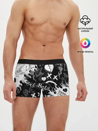 Мужские трусы боксеры / LIL PEEP
