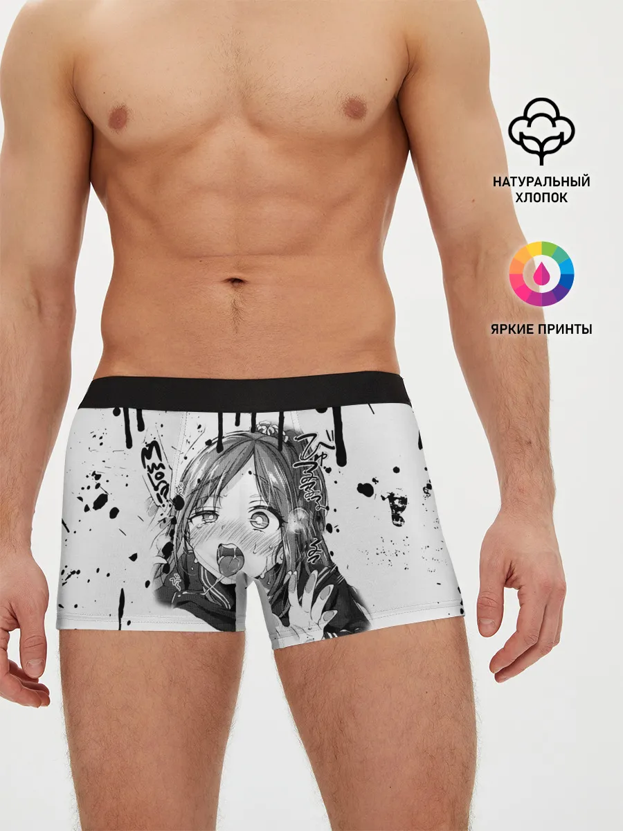 Мужские трусы боксеры / АХЕГАО с подтёками