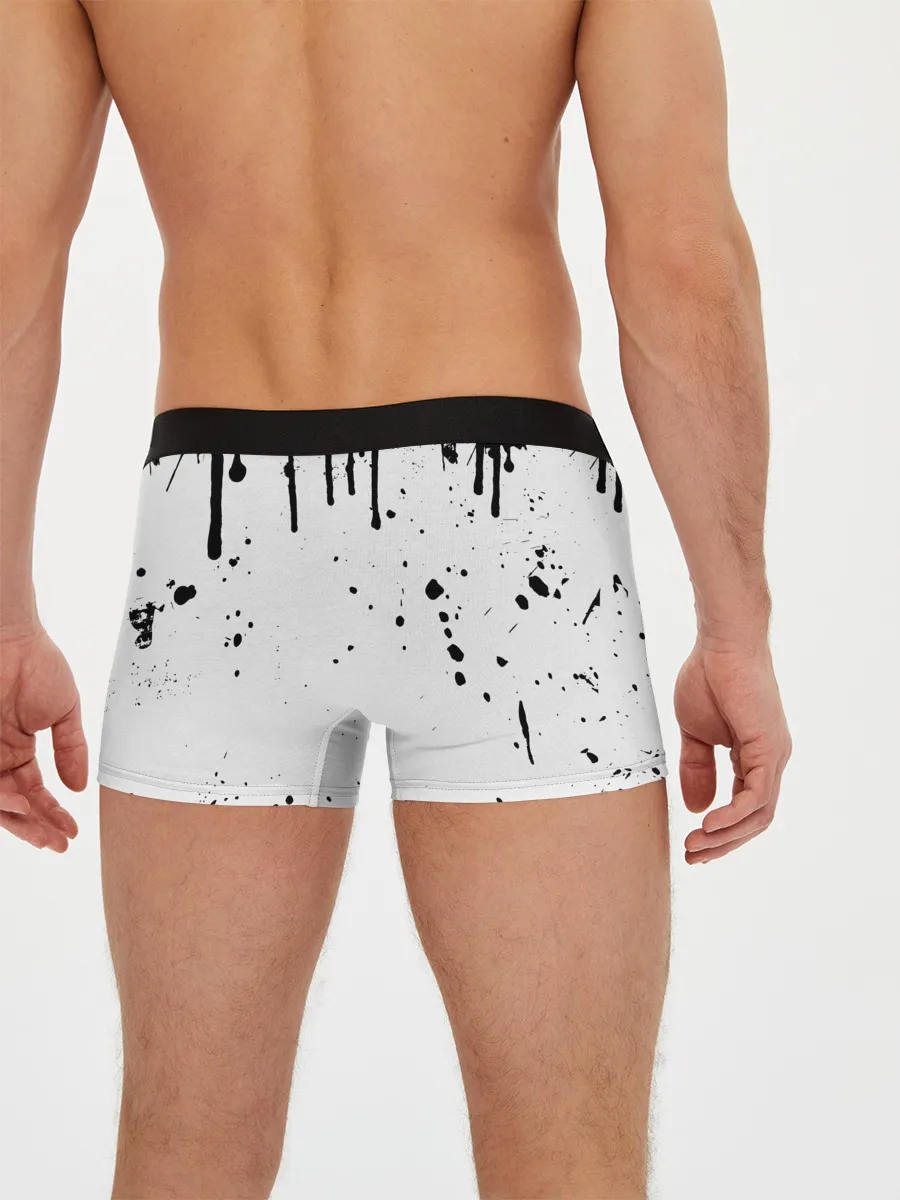 Мужские трусы боксеры / АХЕГАО с подтёками
