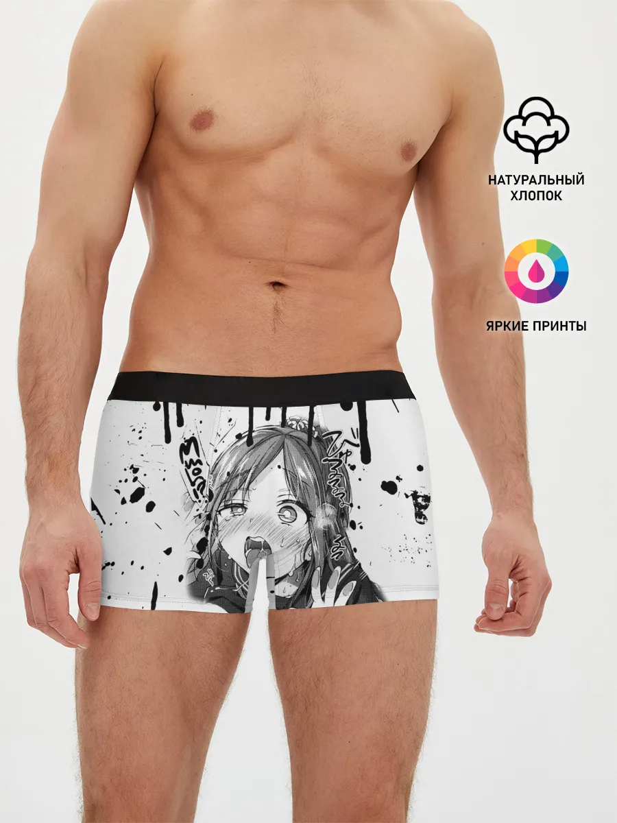 Мужские трусы боксеры / АХЕГАО с подтёками