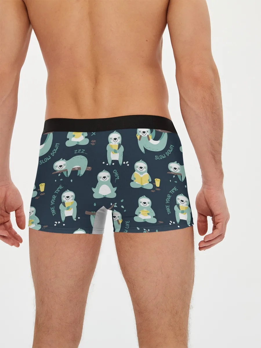 Мужские трусы боксеры / ленивцы