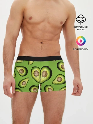 Мужские трусы боксеры / Люблю авокадо