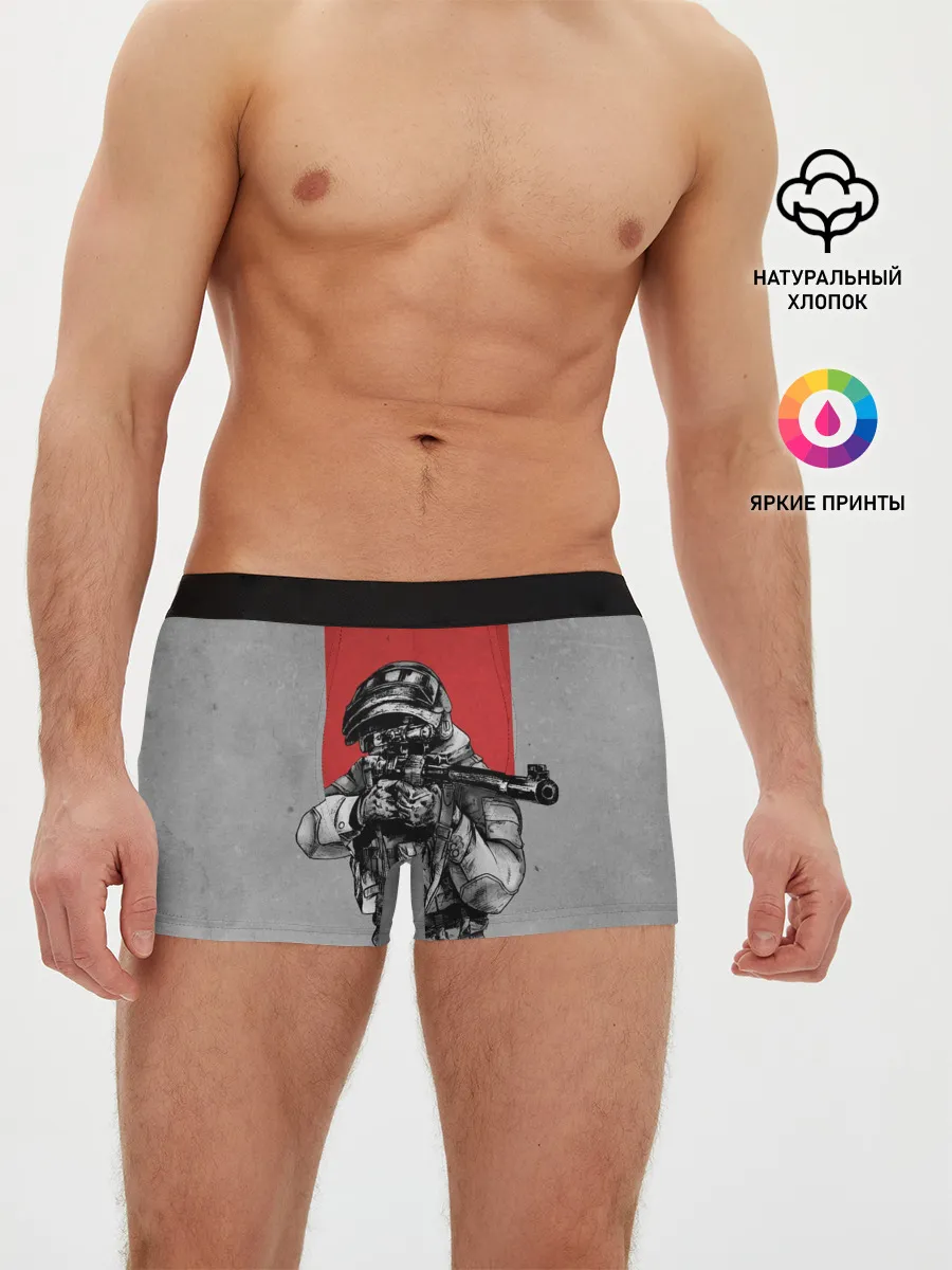 Мужские трусы боксеры / Защитник Отечества