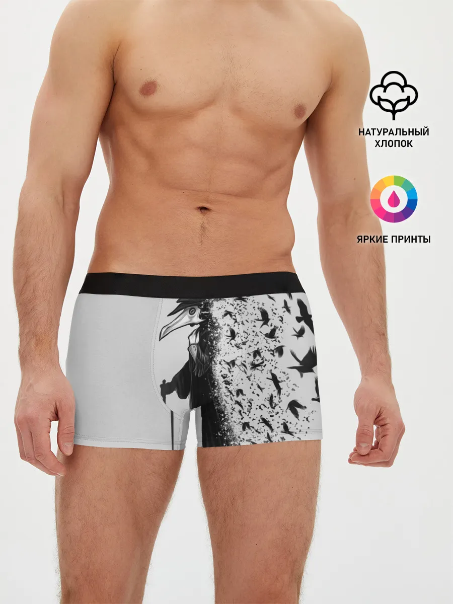 Мужские трусы боксеры / Чумной доктор