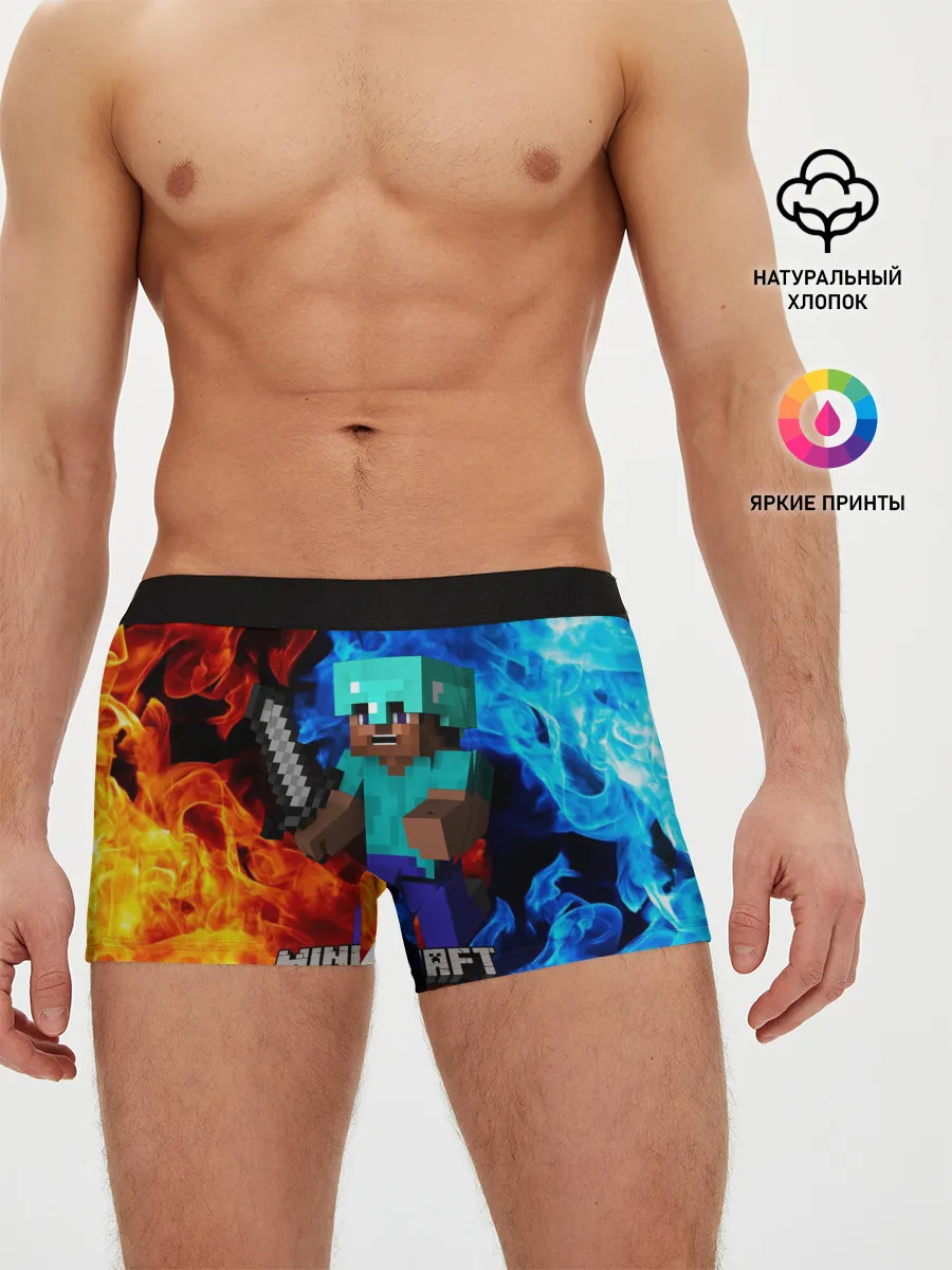 Мужские трусы боксеры / MINECRAFT