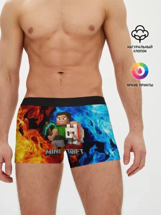 Мужские трусы боксеры / MINECRAFT