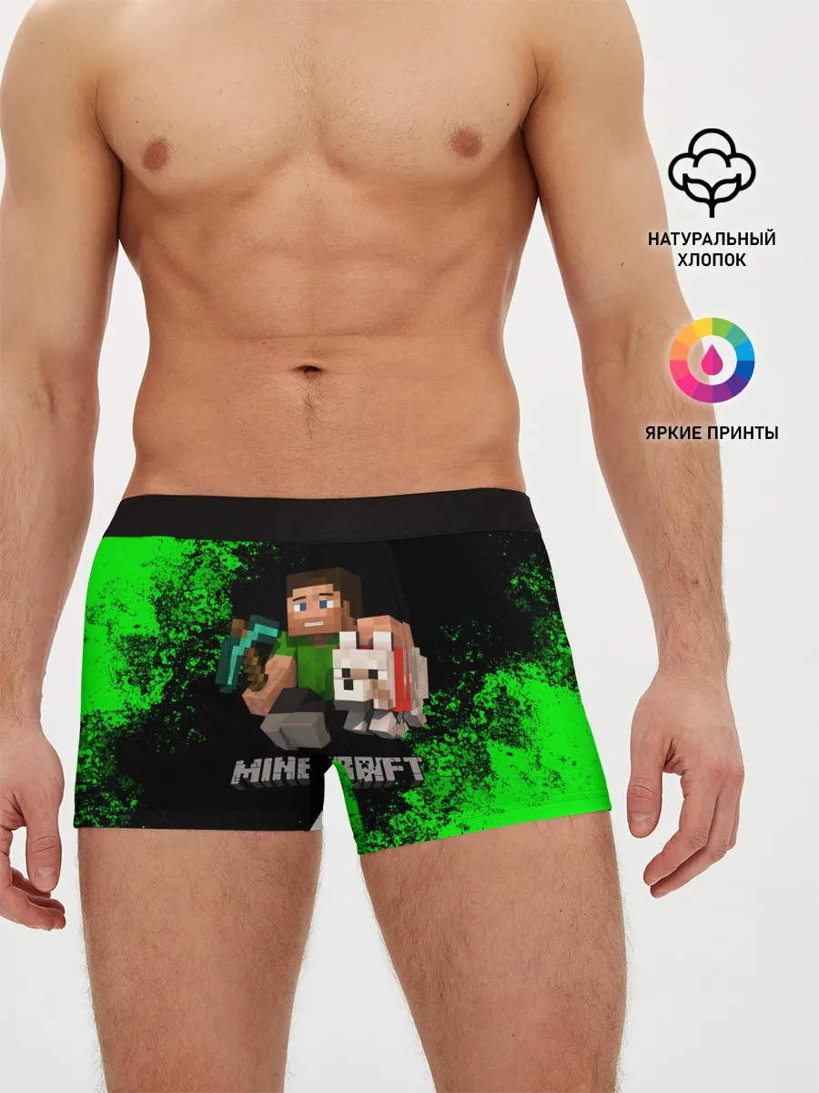 Мужские трусы боксеры / MINECRAFT