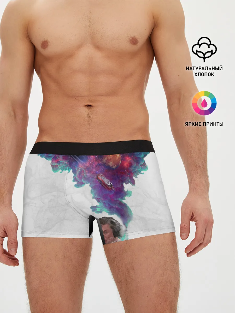 Мужские трусы боксеры / Илон Маск курит космос